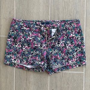 American Eagle Floral Midi Shorts